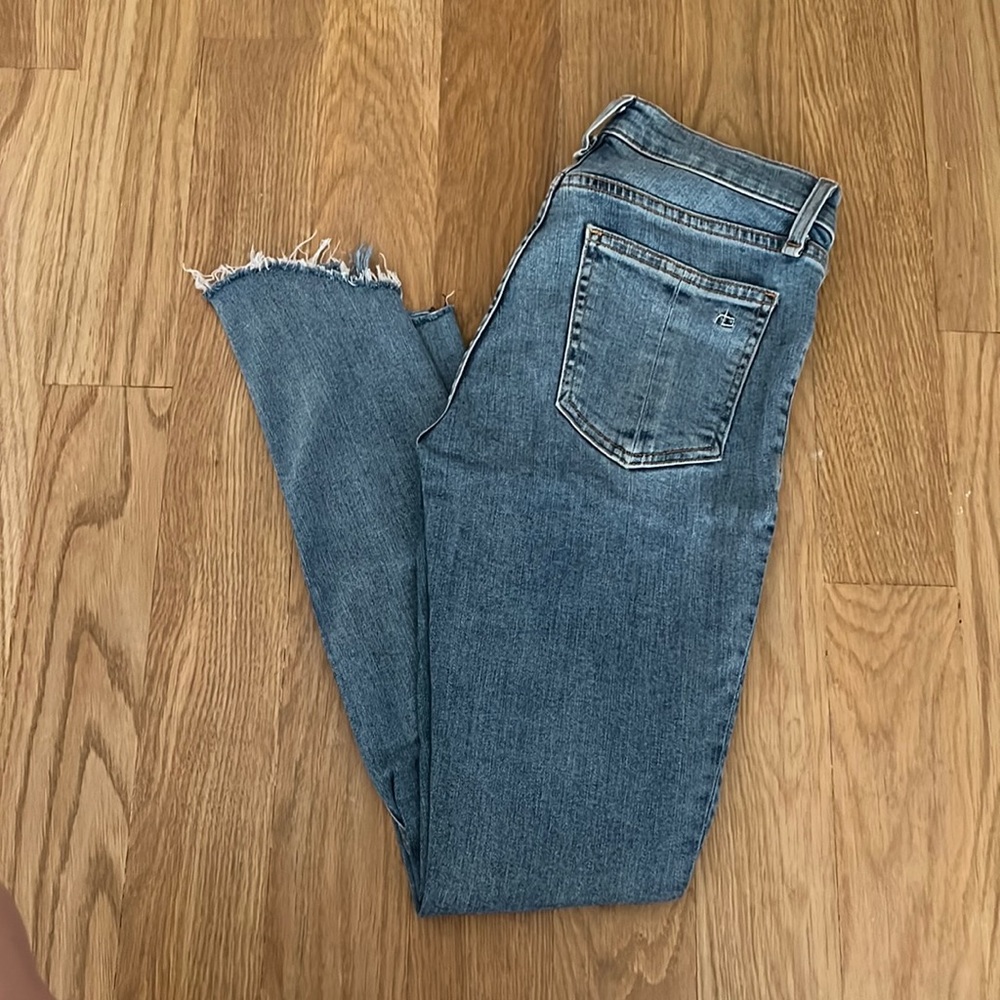Rag & bone high-rise ankle skinny jean
